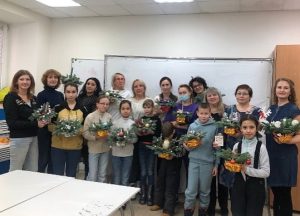 Клуб приемных родителей "Родные сердца" организовал новогодний мастер-класс