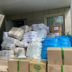 Гуманитарный груз для беженцев собран и отправлен в Белгород